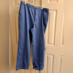 New Haggar Men's Blue Flat Front Pants